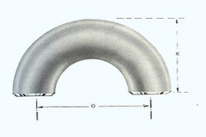 304 Stainless Steel OD25×3 Butt Welding Seamless Pipe Fittings Elbow 180 ° U